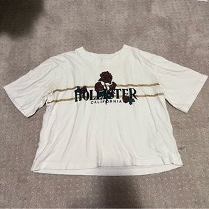 Hollister Rose Crop Tee